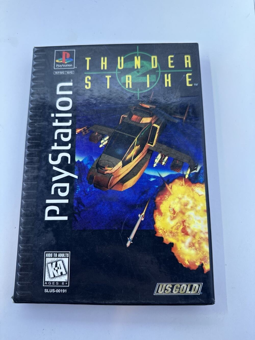Playstation 1 | Thunder Strike 2 Longbox Complete Manual CIB PS1 Retro Vintage